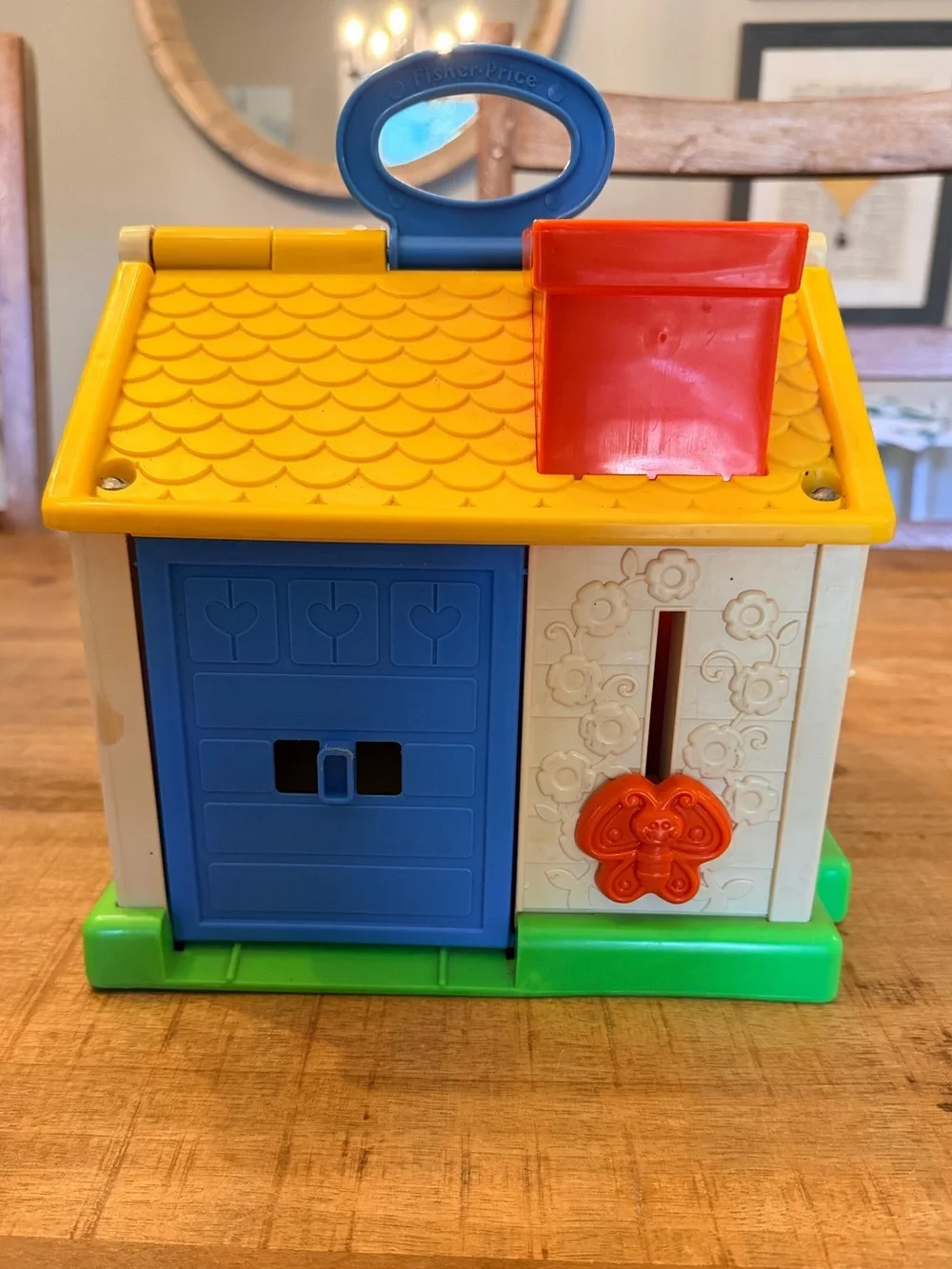 Fisher-Price Chunky Little People Vintage discovery cottage with boy and dog